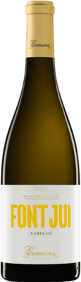 16,95 € 免费送货 | 白酒 Gramona Font Jui 岁 D.O. Penedès 加泰罗尼亚 西班牙 Xarel·lo 瓶子 75 cl