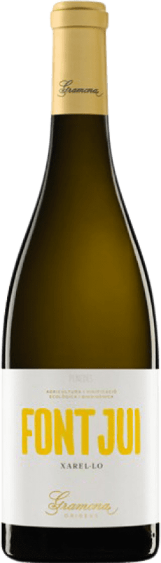 17,95 € Envoi gratuit | Vin blanc Gramona Font Jui Crianza D.O. Penedès Catalogne Espagne Xarel·lo Biologique Bouteille 75 cl