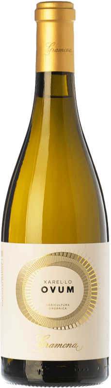 13,95 € Бесплатная доставка | Белое вино Gramona Ovum D.O. Penedès Каталония Испания Xarel·lo — Шарелло Eco — Эко Био Органический 75 cl