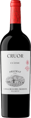 26,95 € Envío gratis | Vino Tinto Gran del Siurana Cruor Crianza D.O.Ca. Priorat Cataluña España Syrah, Garnacha, Cabernet Sauvignon, Cariñena 75 cl