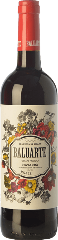 8,95 € Spedizione Gratuita | Vino Rosso Gran Feudo Baluarte Rovere D.O. Navarra Navarra Spagna Tempranillo Bottiglia 75 cl