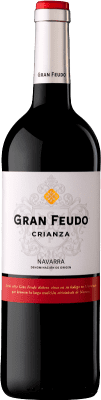 4,95 € Free Shipping | Red wine Gran Feudo Crianza D.O. Navarra Navarre Spain Tempranillo, Grenache, Cabernet Sauvignon Bottle 75 cl