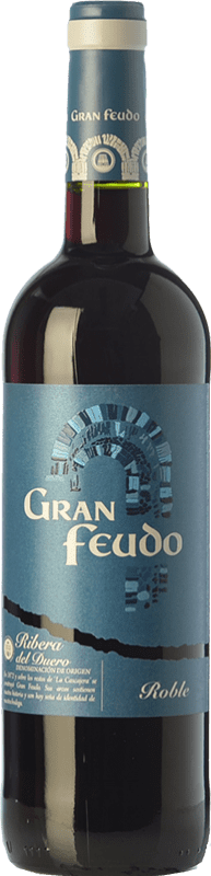 9,95 € Spedizione Gratuita | Vino Rosso Gran Feudo Giovane D.O. Ribera del Duero Castilla y León Spagna Tempranillo 75 cl