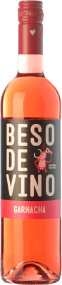 4,95 € 免费送货 | 玫瑰酒 Grandes Vinos Beso de Vino Rosé 年轻的 D.O. Cariñena 阿拉贡 西班牙 Grenache 瓶子 75 cl