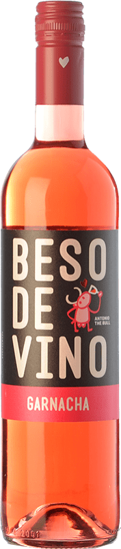 4,95 € Kostenloser Versand | Roséwein Grandes Vinos Beso de Vino Rosé Jung D.O. Cariñena Aragón Spanien Garnacha — Grenache 75 cl