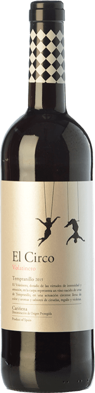 3,95 € Kostenloser Versand | Rotwein Grandes Vinos El Circo Volatinero Jung D.O. Cariñena Aragón Spanien Tempranillo Flasche 75 cl