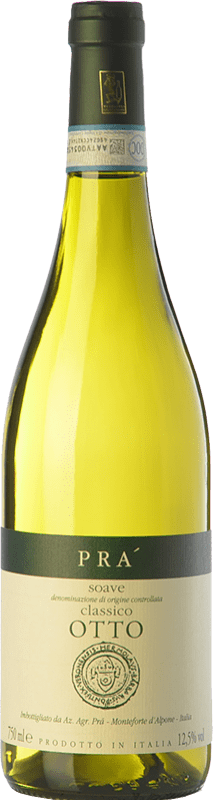 22,95 € Бесплатная доставка | Белое вино Graziano Prà Prà Otto Классический D.O.C. Soave Венето Италия Garganega — Гарганега 75 cl