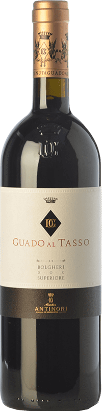 95,95 € Free Shipping | Red wine Guado al Tasso D.O.C. Bolgheri Tuscany Italy Merlot, Syrah, Cabernet Sauvignon Bottle 75 cl