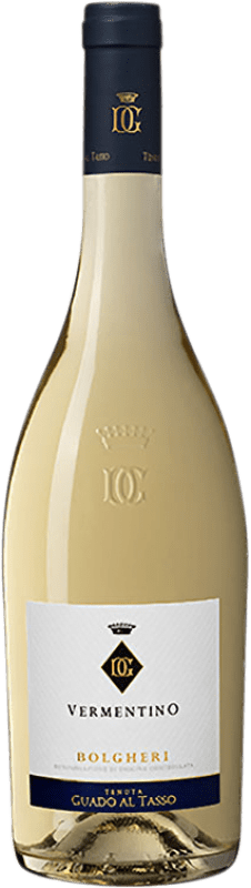 16,95 € Free Shipping | White wine Guado al Tasso D.O.C. Bolgheri Tuscany Italy Vermentino Bottle 75 cl