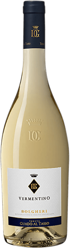 23,95 € Envio grátis | Vinho branco Guado al Tasso D.O.C. Bolgheri Tuscany Itália Vermentino Garrafa 75 cl