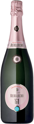 39,95 € Kostenloser Versand | Rosé Sekt Berlucchi Rosé '61 Brut D.O.C.G. Franciacorta Lombardei Italien Spätburgunder, Chardonnay Flasche 75 cl