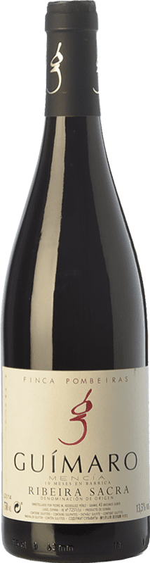 57,95 € Kostenloser Versand | Rotwein Guímaro Finca Pombeiras Non Filtrato — Ungefiltert Crianza — Kurze Fassreifung D.O. Ribeira Sacra Galizien Spanien Mencía, Sousón — Sousão, Brancellao, Merenzao, Caíño Flasche 75 cl