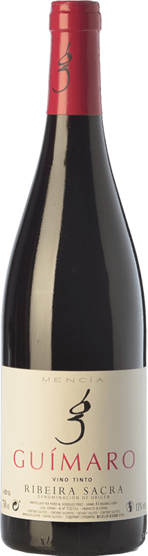 13,95 € Envío gratis | Vino Tinto Guímaro Joven D.O. Ribeira Sacra Galicia España Mencía 75 cl