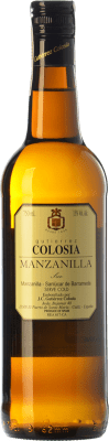 15,95 € Kostenloser Versand | Verstärkter Wein Gutiérrez Colosía D.O. Manzanilla-Sanlúcar de Barrameda Andalusien Spanien Palomino Fino Flasche 75 cl