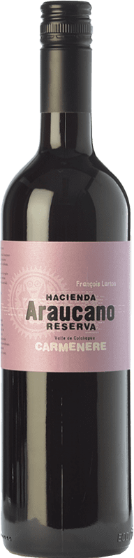 13,95 € 免费送货 | 红酒 Araucano 预订 I.G. Valle de Colchagua 科尔查瓜谷 智利 Carmenère 瓶子 75 cl