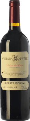 112,95 € Free Shipping | Red wine Hacienda Monasterio Especial Reserve D.O. Ribera del Duero Castilla y León Spain Tempranillo, Cabernet Sauvignon Organic Bottle 75 cl