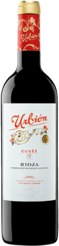 7,95 € 送料無料 | 赤ワイン Urbión Cuvée 高齢者 D.O.Ca. Rioja ラ・リオハ スペイン Tempranillo, Grenache ボトル 75 cl