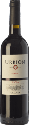 10,95 € Envio grátis | Vinho tinto Urbión Crianza D.O.Ca. Rioja La Rioja Espanha Tempranillo Garrafa 75 cl