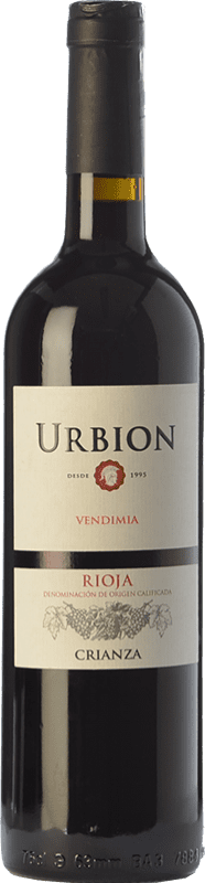 10,95 € Free Shipping | Red wine Urbión Crianza D.O.Ca. Rioja The Rioja Spain Tempranillo Bottle 75 cl