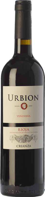 12,95 € Бесплатная доставка | Красное вино Urbión Crianza — Крианса D.O.Ca. Rioja Ла-Риоха Испания Tempranillo — Темпранильо 75 cl