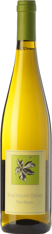 19,95 € Envio grátis | Vinho branco Hartmann Donà Pinot Bianco D.O.C. Alto Adige Trentino-Alto Adige Itália Pinot Branco Garrafa 75 cl