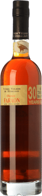 96,95 € 送料無料 | 酒精強化ワイン La Gitana Faraón Oloroso — オロロソ VORS Very Old Rare Sherry — とても古くて希少なシェリー D.O. Jerez-Xérès-Sherry アンダルシア スペイン Palomino Fino 30 年 ミディアムボトル 50 cl