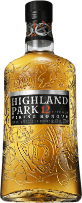 57,95 € Envío gratis | Whisky Single Malt Highland Park Viking Honour Highlands Reino Unido 12 Años Botella 70 cl