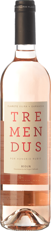 4,95 € Free Shipping | Rosé wine Honorio Rubio Tremendus Clarete Young D.O.Ca. Rioja The Rioja Spain Grenache, Viura Bottle 75 cl