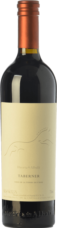 27,95 € Free Shipping | Red wine Huerta de Albalá Taberner Aged I.G.P. Vino de la Tierra de Cádiz Andalusia Spain Merlot, Syrah, Cabernet Sauvignon Bottle 75 cl