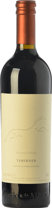 29,95 € Kostenloser Versand | Rotwein Huerta de Albalá Taberner Crianza — Kurze Fassreifung I.G.P. Vino de la Tierra de Cádiz Andalusien Spanien Merlot, Syrah, Cabernet Sauvignon 75 cl