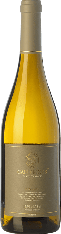 19,95 € Kostenloser Versand | Weißwein Huguet de Can Feixes Traditionell Crianza — Kurze Fassreifung D.O. Penedès Katalonien Spanien Malvasia, Xarel·lo Eco — Biologisch Flasche 75 cl