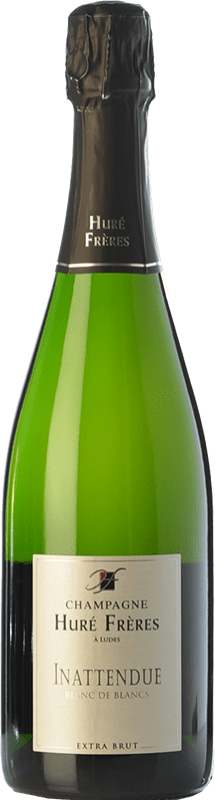 68,95 € 送料無料 | 白スパークリングワイン Huré Frères L'Inattendue Blanc de Blancs A.O.C. Champagne シャンパン フランス Chardonnay ボトル 75 cl