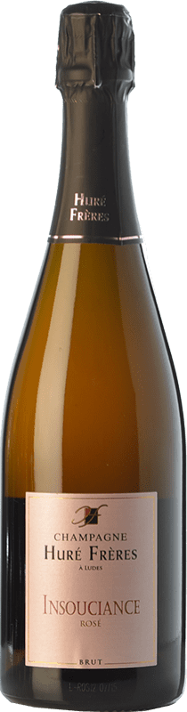 57,95 € Envoi gratuit | Vin Mousseux Rosé Huré Frères L'Insouciance Brut Rosé A.O.C. Champagne Champagne France Pinot Noir, Chardonnay, Pinot Meunier Bouteille 75 cl