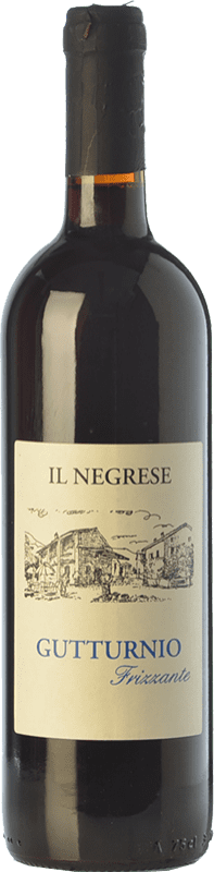 9,95 € Free Shipping | Red Sparkling Wine Il Negrese Frizzante — Semi-Sparkling D.O.C. Gutturnio Emilia-Romagna Italy Barbera, Croatina Bottle 75 cl