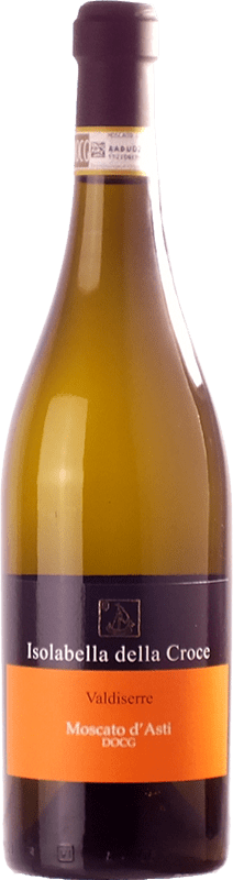 16,95 € Kostenloser Versand | Süßer Wein Isolabella della Croce Valdiserre D.O.C.G. Moscato d'Asti Piemont Italien Muscat Bianco Flasche 75 cl