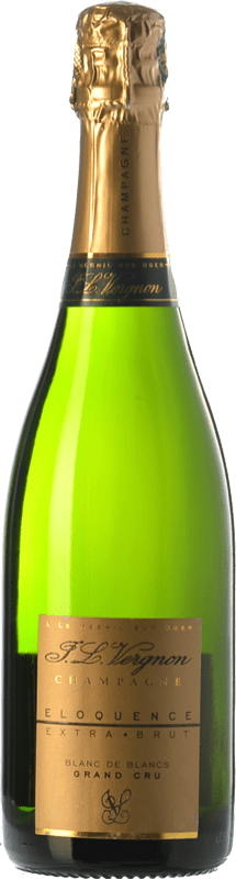 45,95 € Kostenloser Versand | Weißer Sekt Vergnon Eloquence Jung A.O.C. Champagne Champagner Frankreich Chardonnay Flasche 75 cl