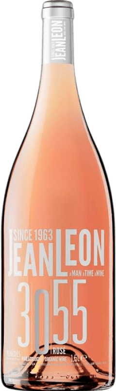 29,95 € Kostenloser Versand | Roséwein Jean Leon 3055 Rosé D.O. Penedès Katalonien Spanien Merlot, Cabernet Sauvignon Magnumflasche 1,5 L
