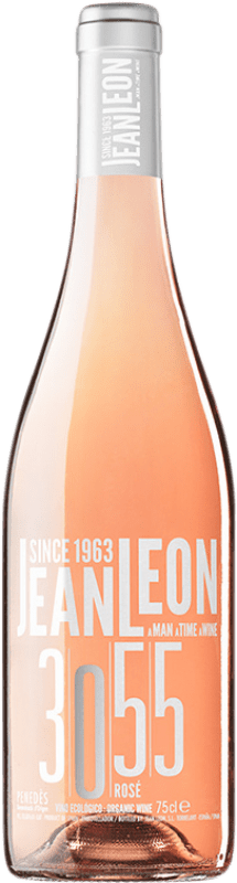 16,95 € 免费送货 | 玫瑰酒 Jean Leon 3055 Rosé D.O. Penedès 加泰罗尼亚 西班牙 Pinot Black 瓶子 75 cl