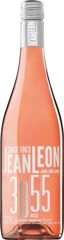 13,95 € Spedizione Gratuita | Vino rosato Jean Leon 3055 Rosé D.O. Penedès Catalogna Spagna Pinot Nero Biologico Bottiglia 75 cl