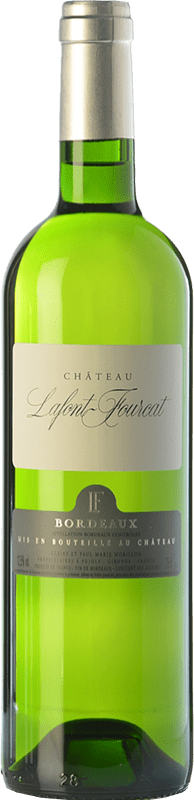 13,95 € Spedizione Gratuita | Vino Bianco Jean-Luc Thunevin Château Lafont Fourcat A.O.C. Bordeaux bordò Francia Muscadelle Bottiglia 75 cl