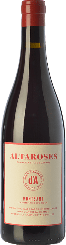 25,95 € Spedizione Gratuita | Vino Rosso Joan d'Anguera Altaroses Crianza — Invecchiato in Botte D.O. Montsant Catalogna Spagna Garnacha — Grenache Eco — Biologico 75 cl