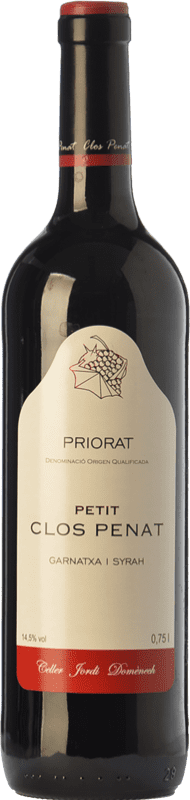 10,95 € Free Shipping | Red wine Jordi Domènech Petit Clos Penat Young D.O.Ca. Priorat Catalonia Spain Syrah, Grenache Bottle 75 cl
