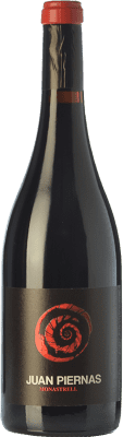 32,95 € Free Shipping | Red wine Jorge Piernas Juan Piernas Joven D.O. Bullas Region of Murcia Spain Monastrell Bottle 75 cl