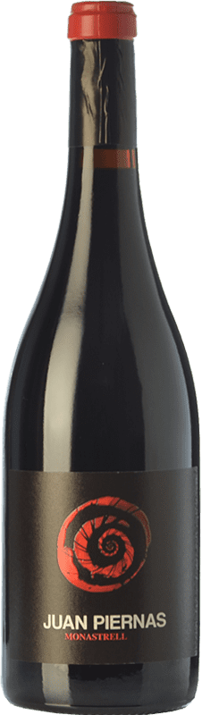35,95 € Free Shipping | Red wine Jorge Piernas Juan Piernas Young D.O. Bullas Region of Murcia Spain Monastrell Bottle 75 cl