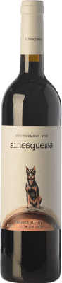 18,95 € Envío gratis | Vino tinto Jorge Piernas Sinesquema Joven D.O. Bullas Región de Murcia España Syrah, Monastrell Botella 75 cl
