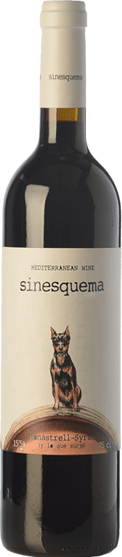 18,95 € Free Shipping | Red wine Jorge Piernas Sinesquema Young D.O. Bullas Region of Murcia Spain Syrah, Monastrell Bottle 75 cl