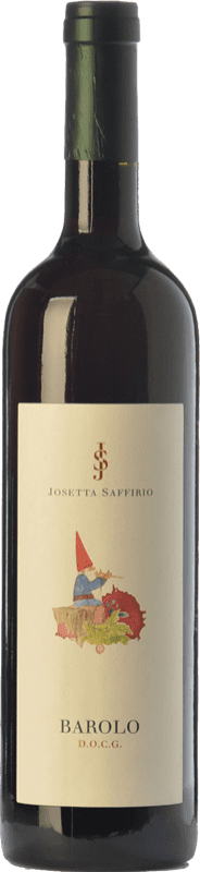 56,95 € Kostenloser Versand | Rotwein Josetta Saffirio D.O.C.G. Barolo Piemont Italien Nebbiolo Flasche 75 cl