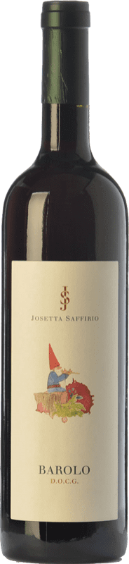 62,95 € Envio grátis | Vinho tinto Josetta Saffirio D.O.C.G. Barolo Piemonte Itália Nebbiolo Garrafa 75 cl