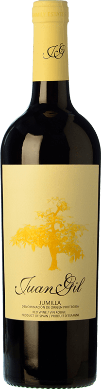 10,95 € Free Shipping | Red wine Juan Gil Etiqueta Amarilla Young D.O. Jumilla Castilla la Mancha Spain Monastrell Bottle 75 cl
