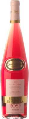 9,95 € Free Shipping | Rosé wine Juvé y Camps Ermita d'Espiells Rosé D.O. Penedès Catalonia Spain Pinot Black Bottle 75 cl